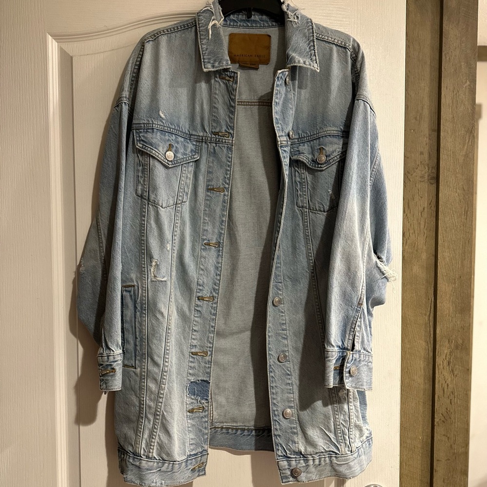 American Eagle oversized jean jacket